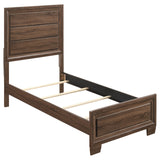 Brandon 4-piece Twin Panel Bedroom Set Medium Warm Brown