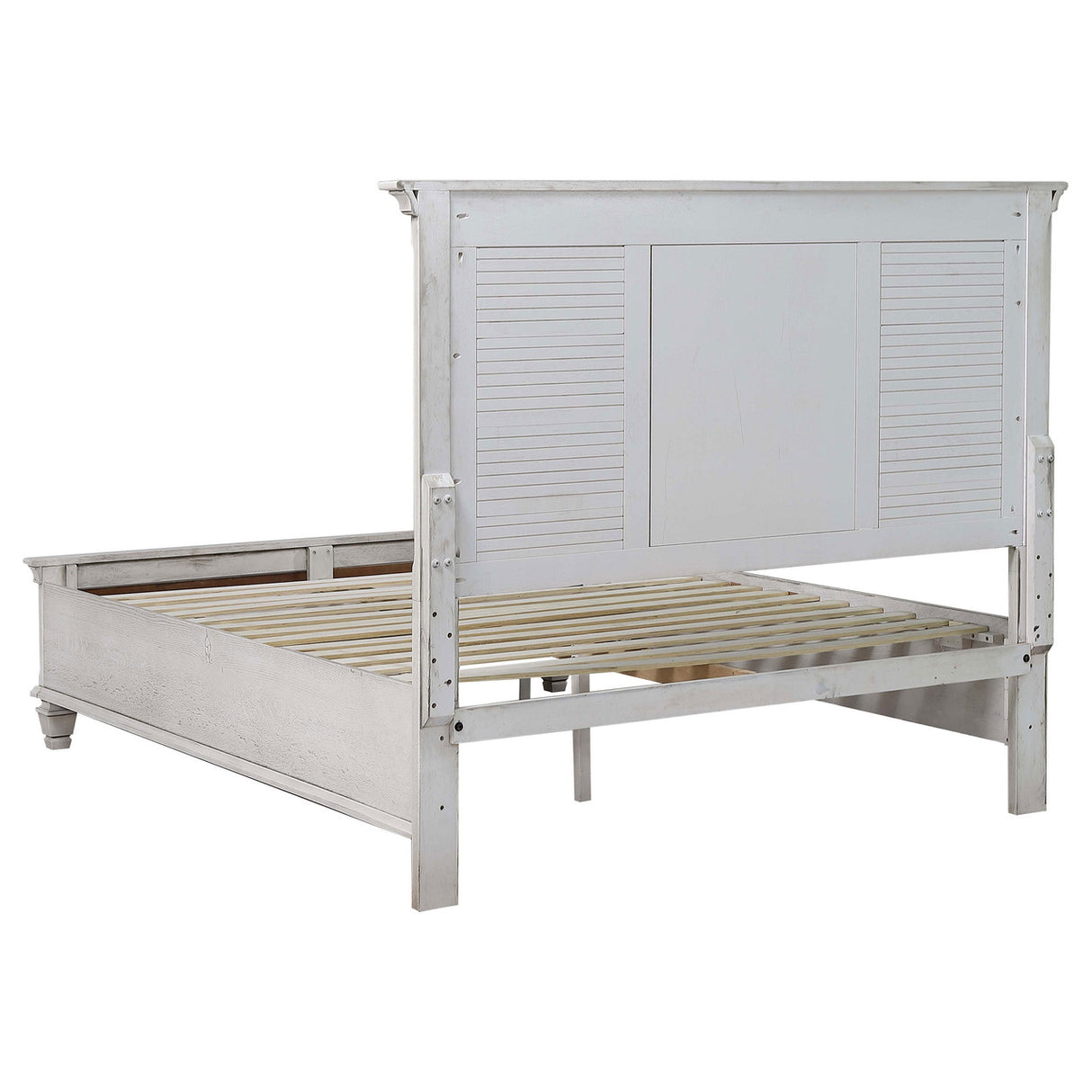 Franco 4-piece Eastern King Storage Bedroom Set Antique White