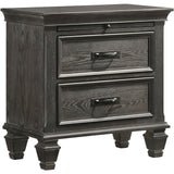 Franco 5-piece Queen Storage Bedroom Set Weathered Sage