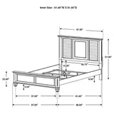 Franco 4-piece Queen Panel Bedroom Set Weathered Sage