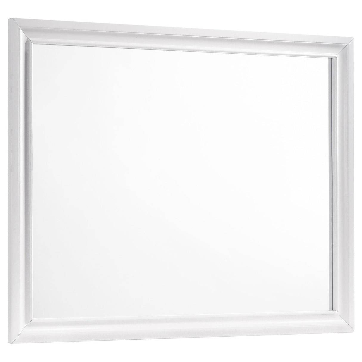 Barzini Rectangle Dresser Mirror White