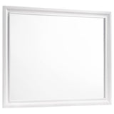 Barzini Rectangle Dresser Mirror White