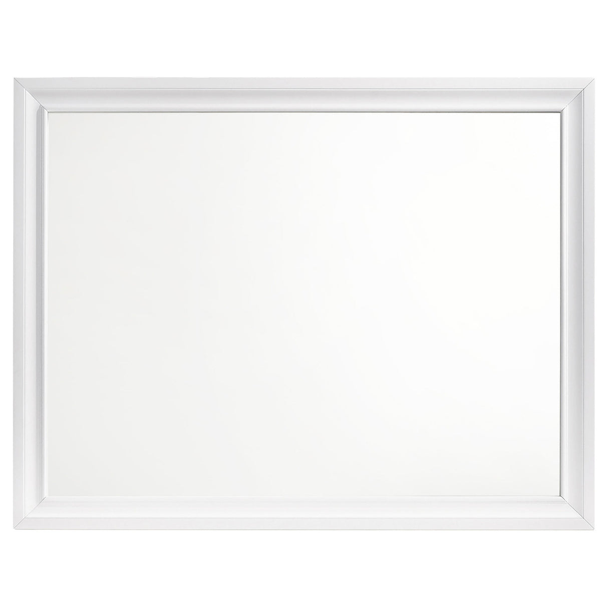 Barzini Rectangle Dresser Mirror White