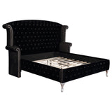 Deanna Queen Tufted Upholstered Bed Black