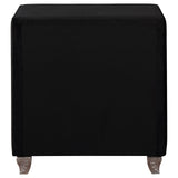 Deanna 2-drawer Rectangular Nightstand Black