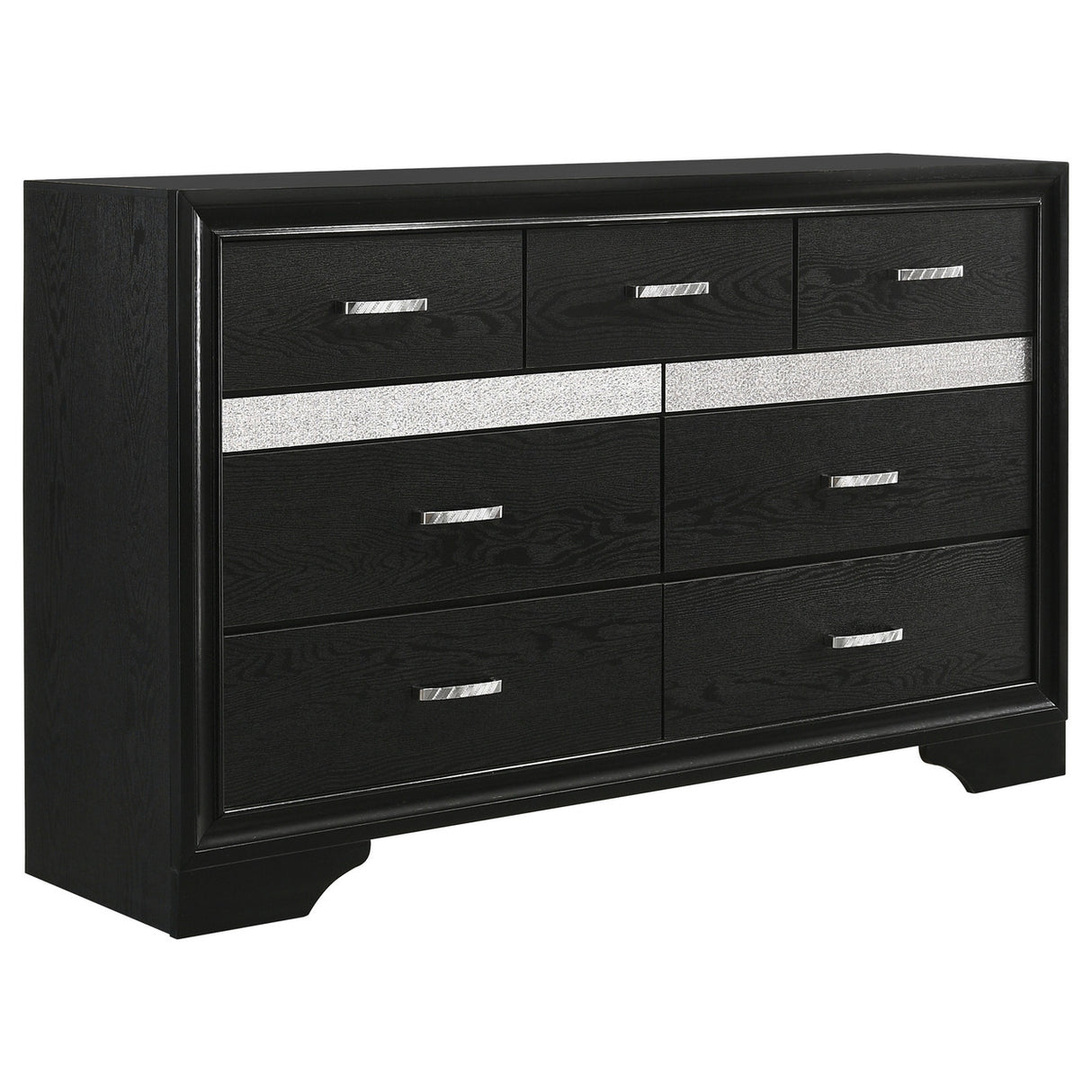 Miranda 4-piece Full Storage Bedroom Set Black