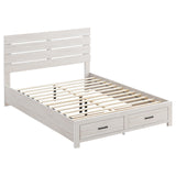 Brantford 4-piece Eastern King Storage Bedroom Set Coastal White