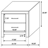 Brantford 5-piece Eastern King Storage Bedroom Set Coastal White