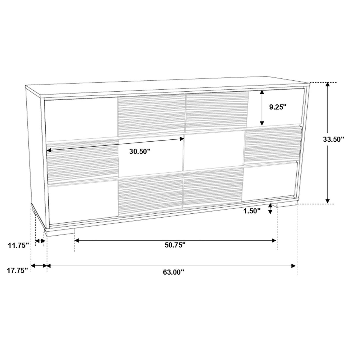 Blacktoft 4-piece Eastern King Panel Bedroom Set Black