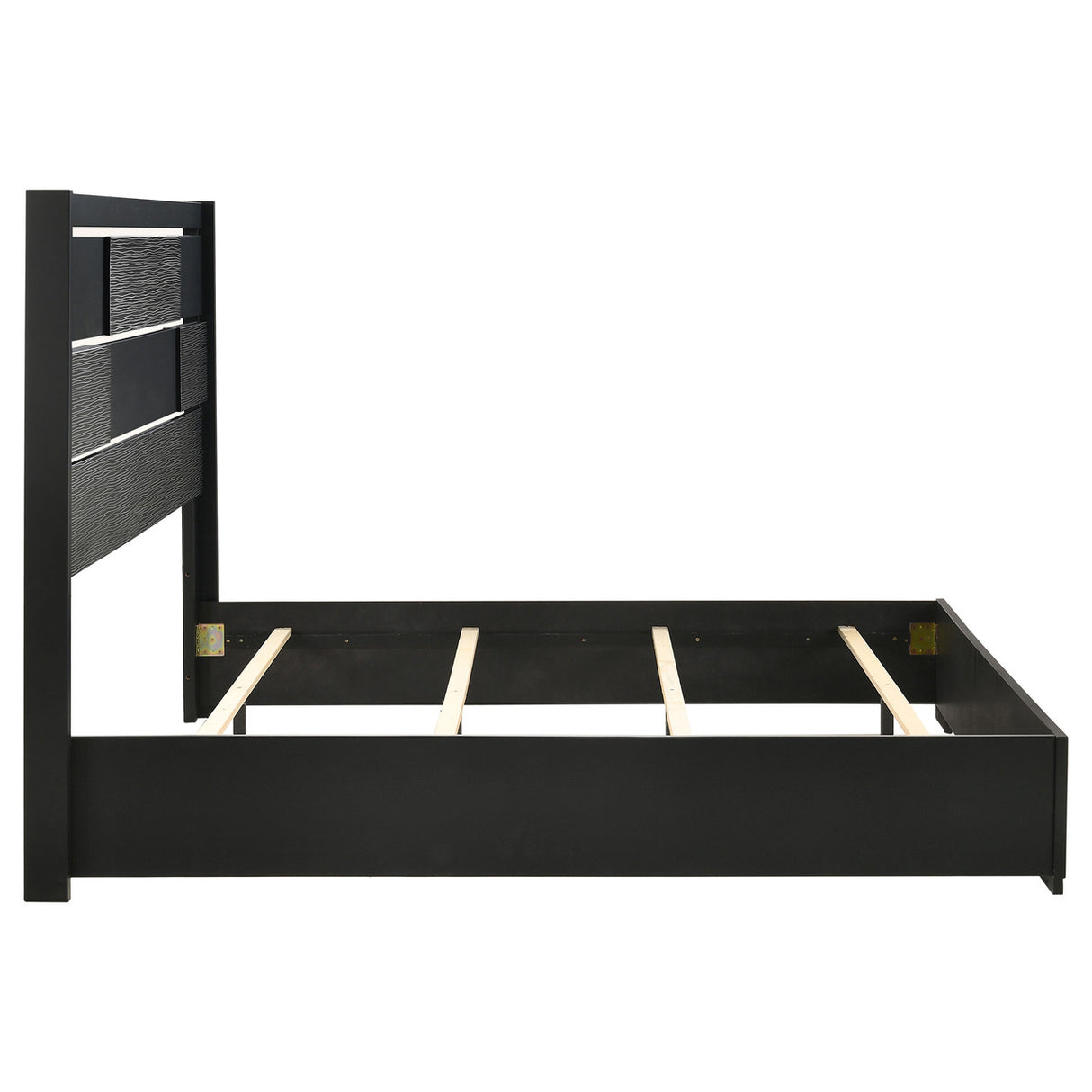 Blacktoft Eastern King Panel Bed Black