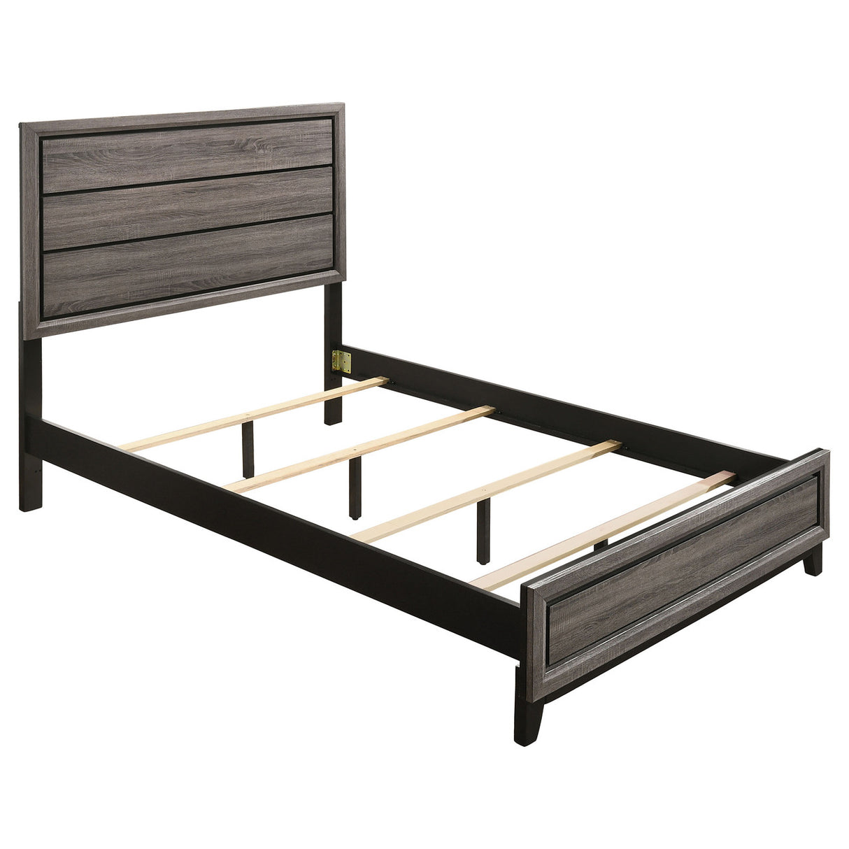 Watson 4-piece Full Panel Bedroom Set Grey Oak