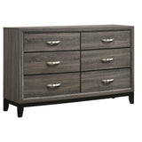 Watson 4-piece Full Panel Bedroom Set Grey Oak