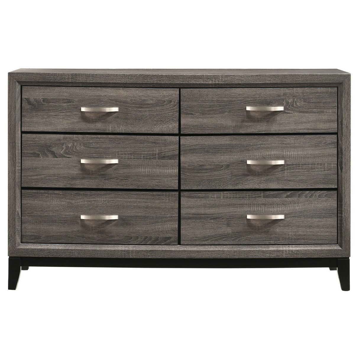 Watson 4-piece Full Panel Bedroom Set Grey Oak