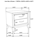 Watson 4-piece Full Panel Bedroom Set Grey Oak