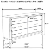 Watson 4-piece Full Panel Bedroom Set Grey Oak