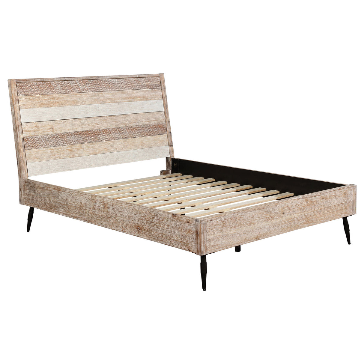 Marlow Eastern King Platform Bed Rough Sawn Multi