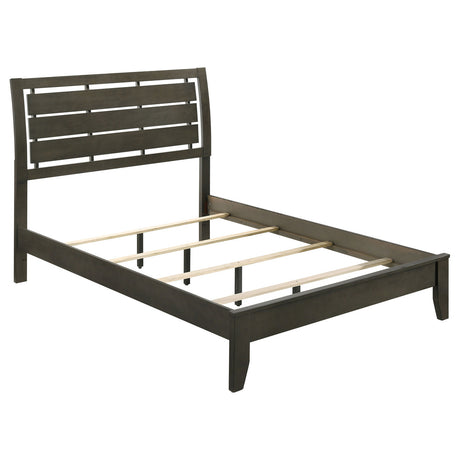 Serenity 4-piece Full Sleigh Bedroom Set Mod Grey