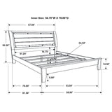 Serenity 4-piece Full Sleigh Bedroom Set Mod Grey