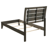 Serenity 4-piece Twin Sleigh Bedroom Set Mod Grey