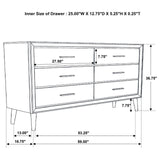 Ramon 5-piece Twin Panel Bedroom Set Metallic Sterling