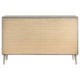 Ramon 6-drawer Dresser Metallic Sterling