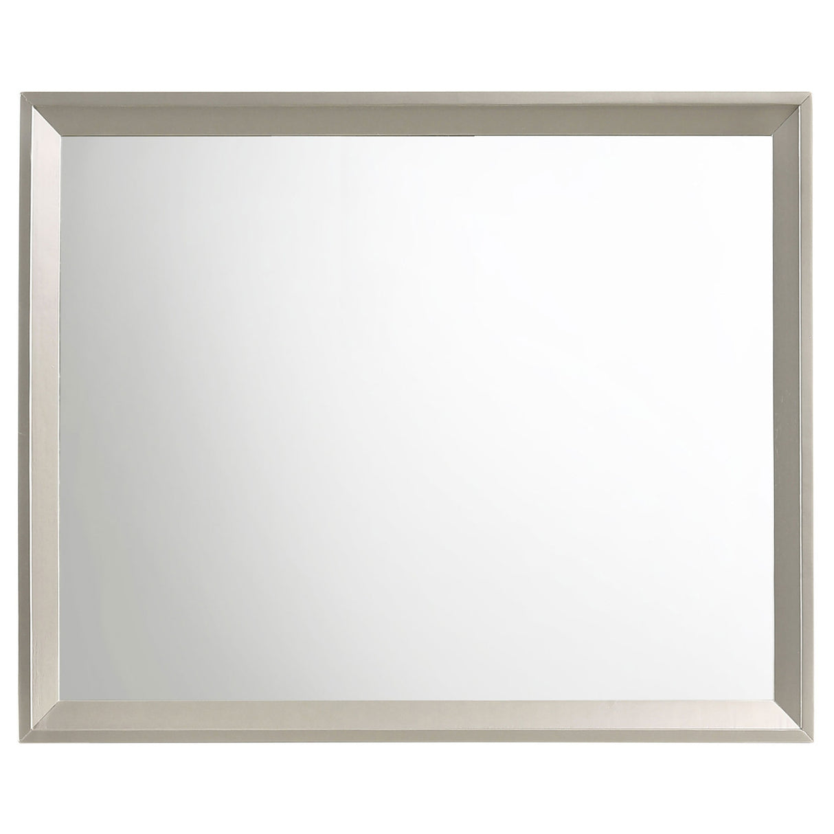 Ramon Dresser Mirror Metallic Sterling