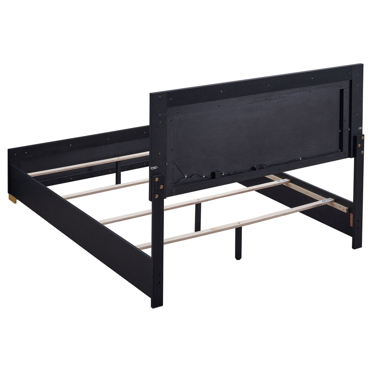 Marceline 4-piece Full Bedroom Set with LED Headboard Black