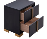 Marceline 4-piece Full Bedroom Set with LED Headboard Black