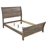 Coaster Frederick 4-piece Eastern King Panel Bedroom Set Weathered Oak