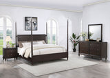 Emberlyn 4-piece Eastern King Four Poster Bedroom Set Brown