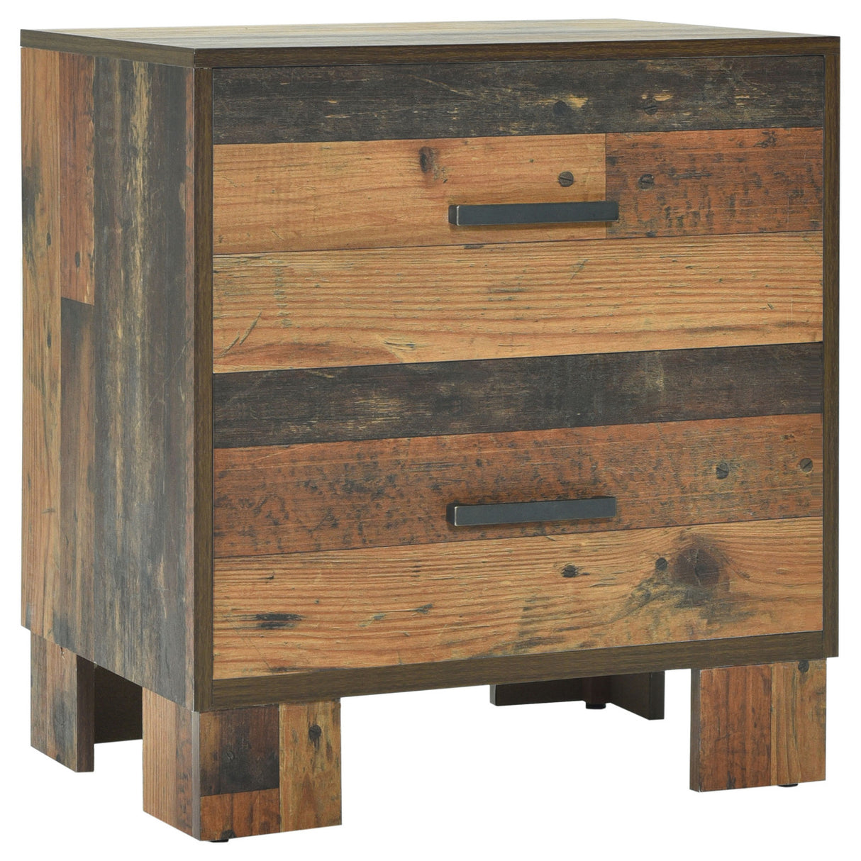 Sidney 2-drawer Nightstand Rustic Pine