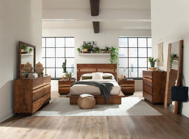 Winslow 5-piece Eastern King Bedroom Set Smokey Walnut