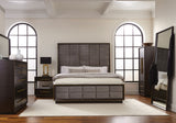 Durango 4-piece Eastern King Panel Bedroom Set Grey and Smoked Peppercorn