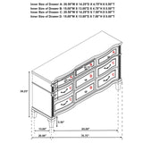 Evangeline 5-piece Eastern King Storage Bed with LED Headboard Silver Oak and Ivory