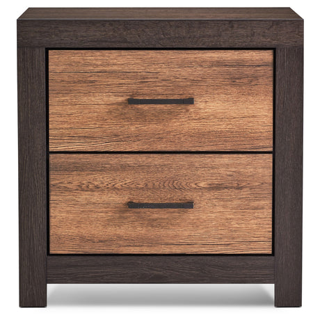 Dewcrest 2-drawer Nightstand Caramel and Licorice