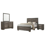 Janine 4-piece Eastern King Bedroom Set Grey