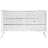 Janelle 4-piece California King Bedroom Set White