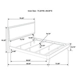 Janelle 5-piece California King Bedroom Set White