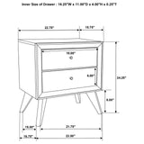 Janelle 5-piece California King Bedroom Set White