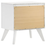 Janelle 2-drawer Nightstand White