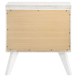 Janelle 2-drawer Nightstand White