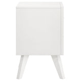 Janelle 2-drawer Nightstand White