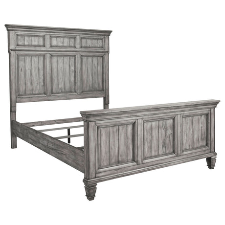 Avenue 4-piece Eastern King Panel Bedroom Set Grey