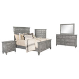 Avenue 5-piece Eastern King Panel Bedroom Set Grey