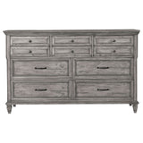 Avenue 4-piece California King Panel Bedroom Set Grey