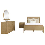 Arini 4-piece Upholstered Queen Bedroom Set Sand Wash