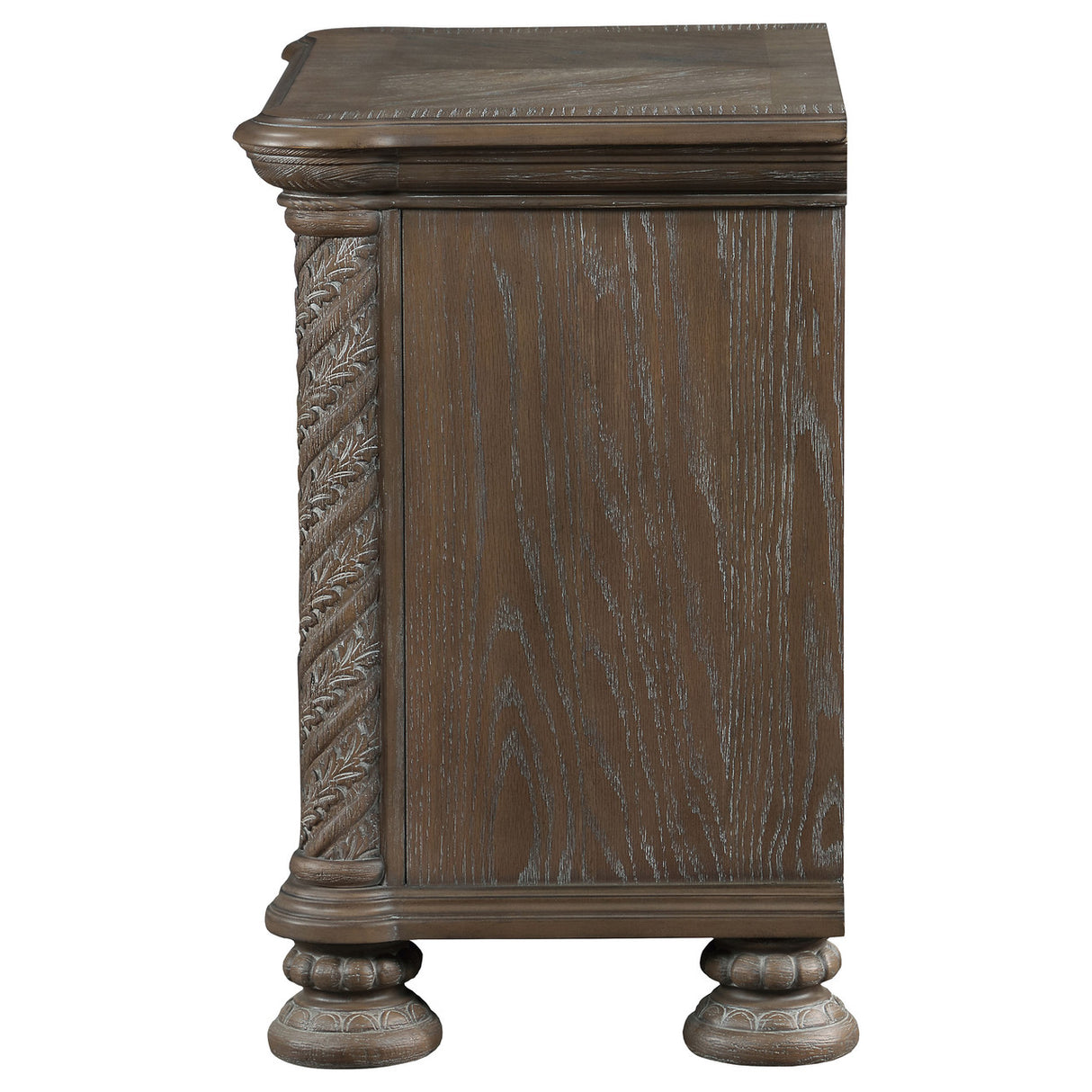 Emmett 3-drawer Nightstand Walnut