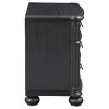 Celina 3-drawer Nightstand Bedside Table Black