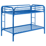 Morgan Twin Over Twin Bunk Bed Blue