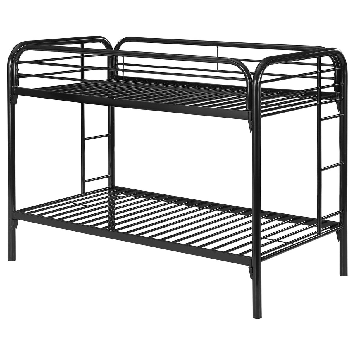 Morgan Twin Over Twin Bunk Bed Black